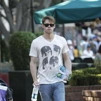 Emma Roberts and Chord Overstreet Spends the day together at Disneyland Disneyland California photos